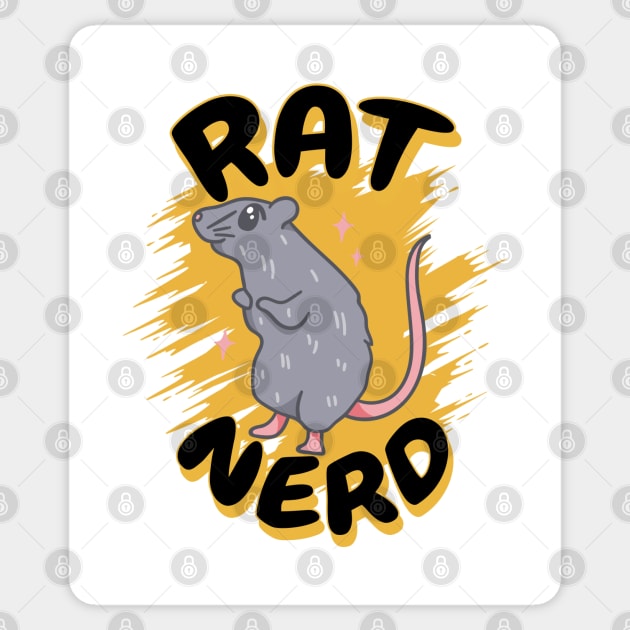 rat nerd Sticker by juinwonderland 41